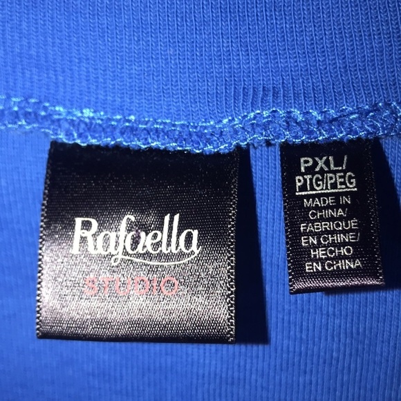 Rafaella Blue Embellished Blouse XLP - Picture 3 of 5